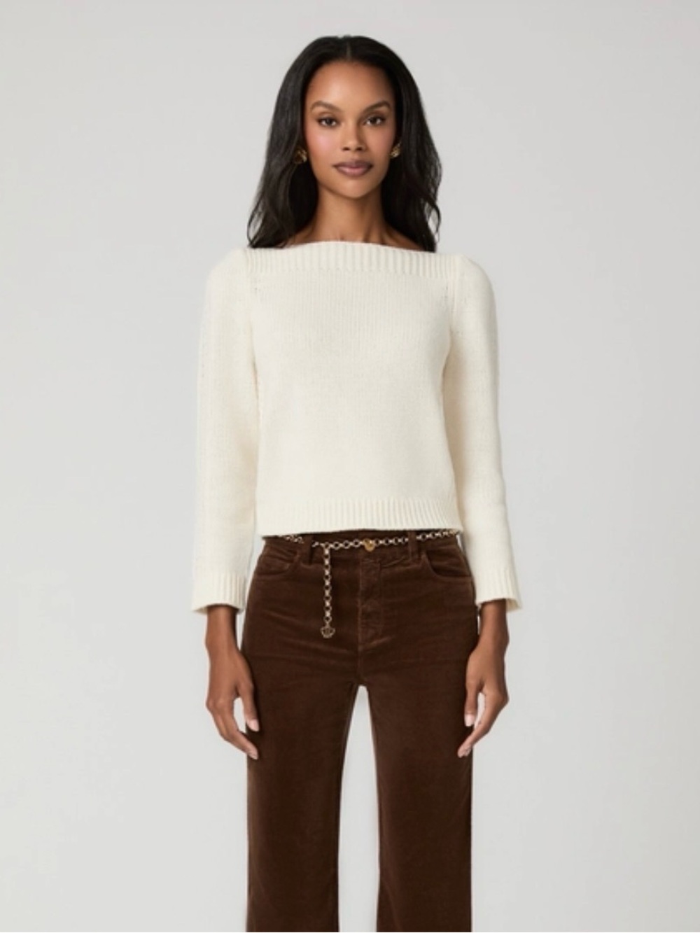 PAIGE Hoxton high rise corduroy pants